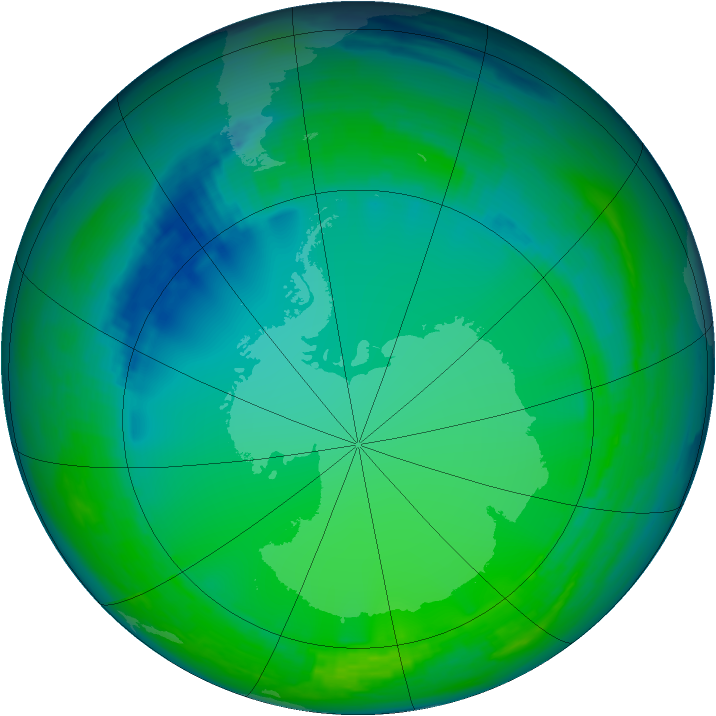 Ozone Map 2002-07-06
